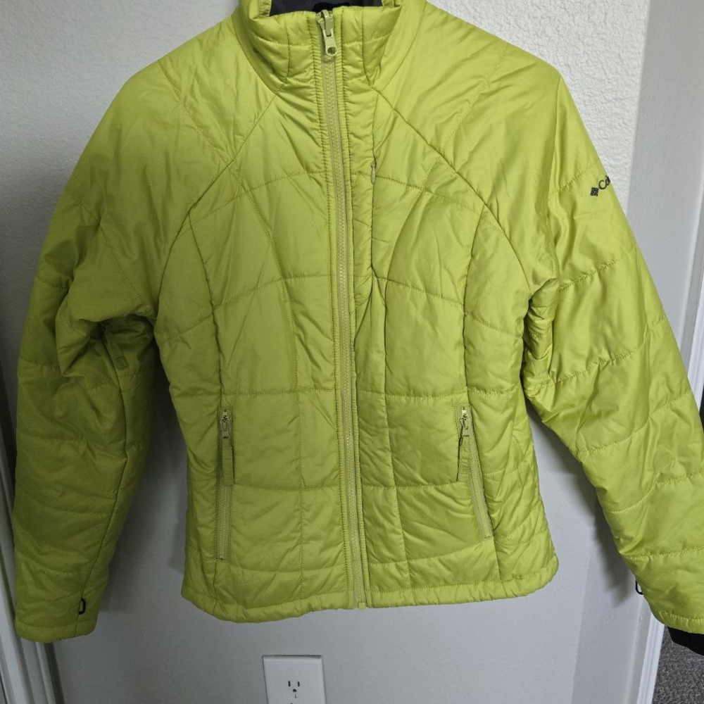 Columbia Bright Green Jacket